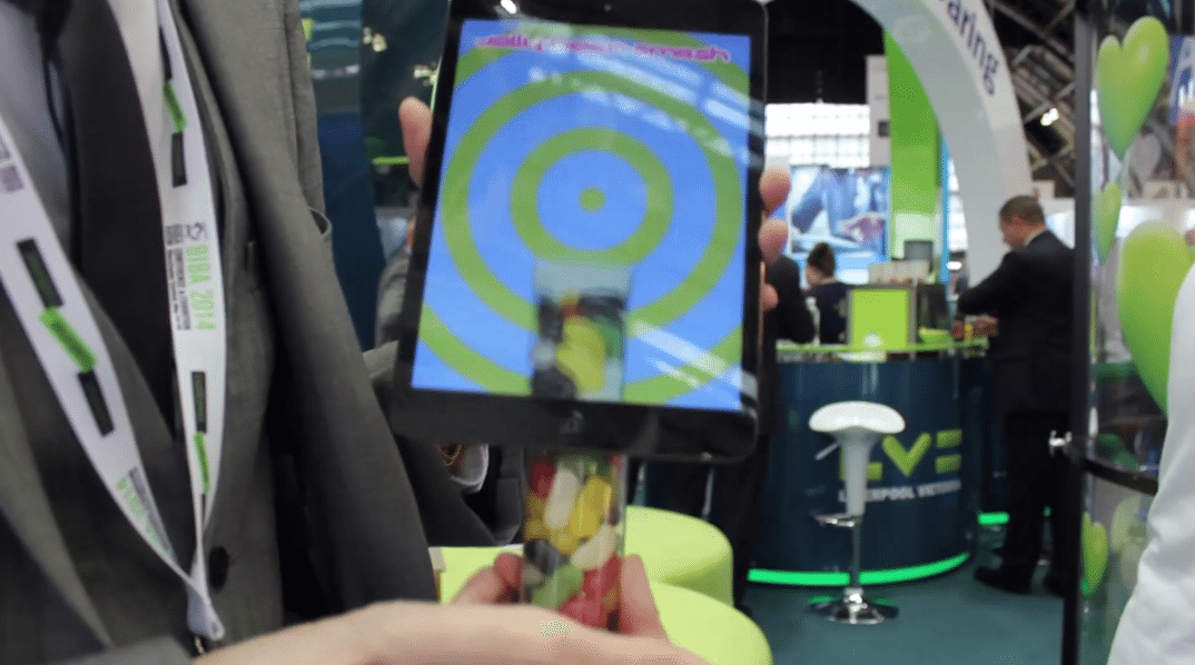 ipad magician at an exhibition